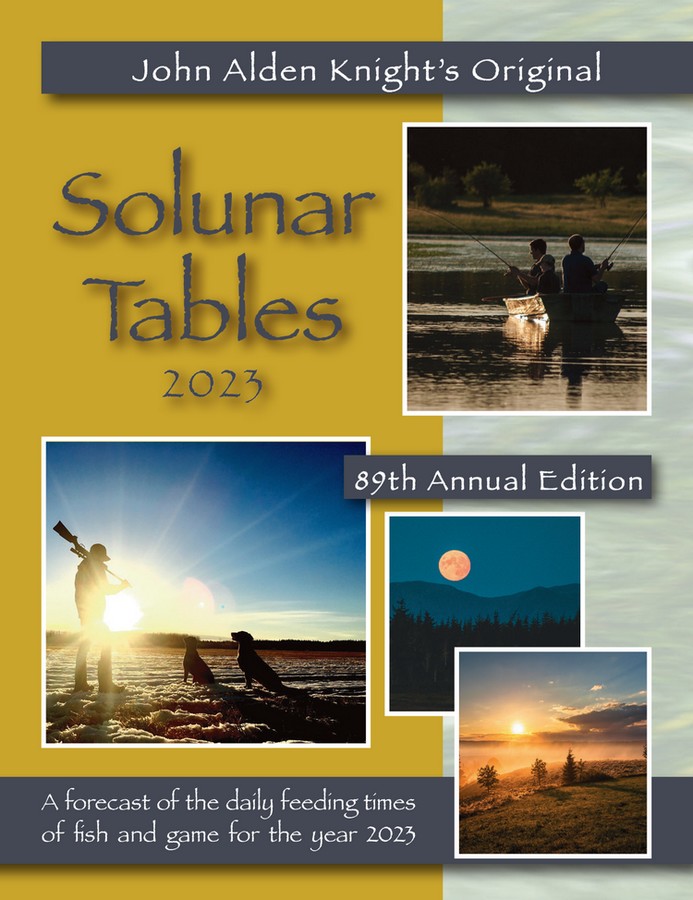 Solunar tables 2019 - John Alden Knight's original