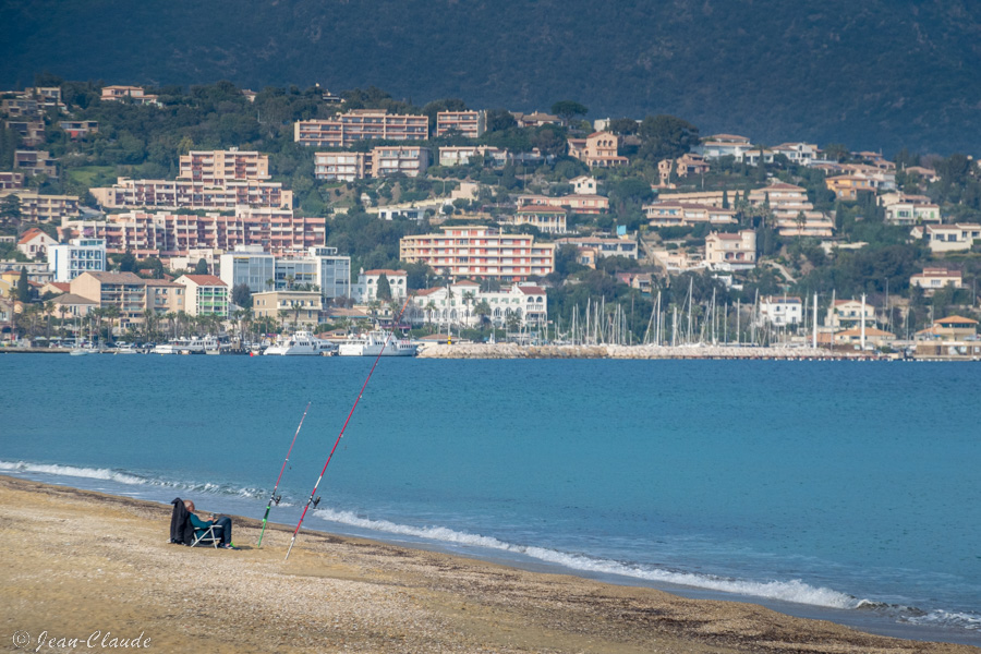 Pêcheur au Lavandou, mars 2022