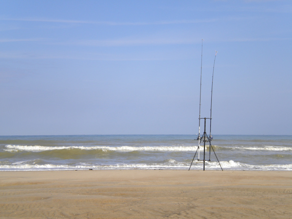 Surfcasting aux Escardines