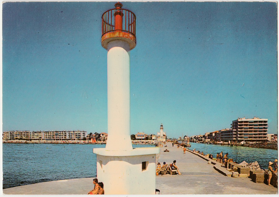 240-LE GRAU-DU-ROI (Gard) Le nouveau phare à l'embouchure du Vidourie. - Editions «SL»