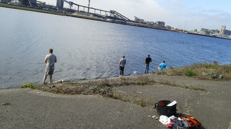 Partie de pêche en force