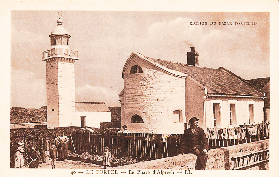 Le phare d’Alprech au début du 20e siècle 40 - Le Portel - Le phare d’Alprech - LL Edition du Bazar Porielois