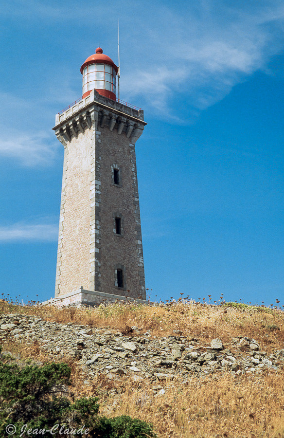 Phare du Cap Béar. - Diapositive Kodachrome 64 - 1988