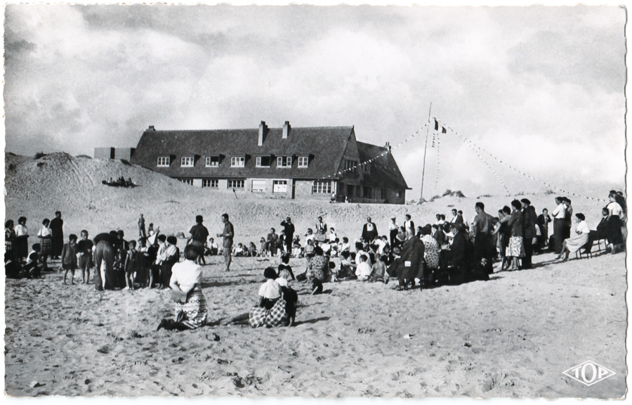 148 – BRAY-DUNES. – Colonie St Philippe – TOP, cachet de la poste 1954.