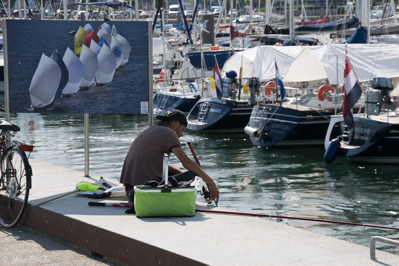 Pêche sur les quais à La trinité-sur-Mer, 2018