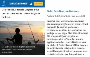 Un pass pour pêcher dans le Parc marin du golfe du Lion