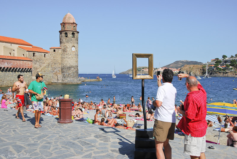 Collioure - l'église Notre-Dame des Anges en arrière plan, 2009