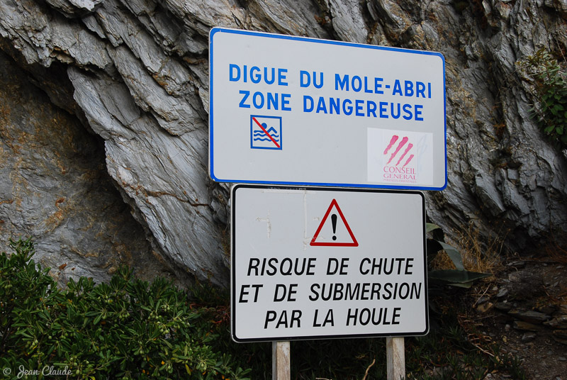 Danger au Mole-Abri. - Port-Vendres, 2009