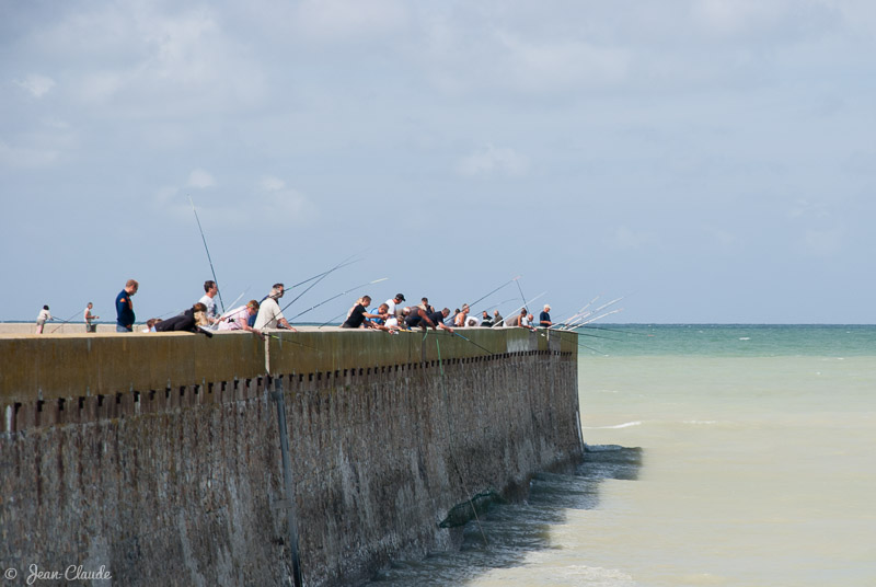 La jetée du chenal d'entée de port au Tréport, 2012