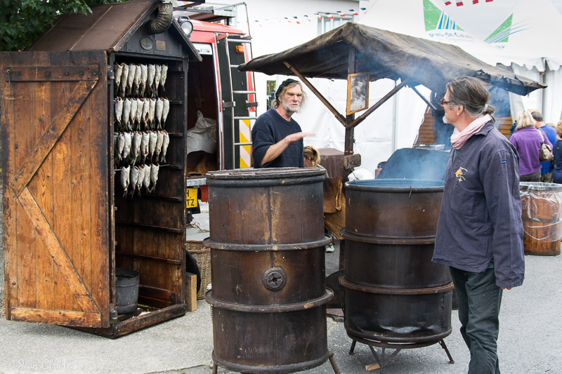 Fumoir à harengs - Fête du Flobart à Wissant, 2015