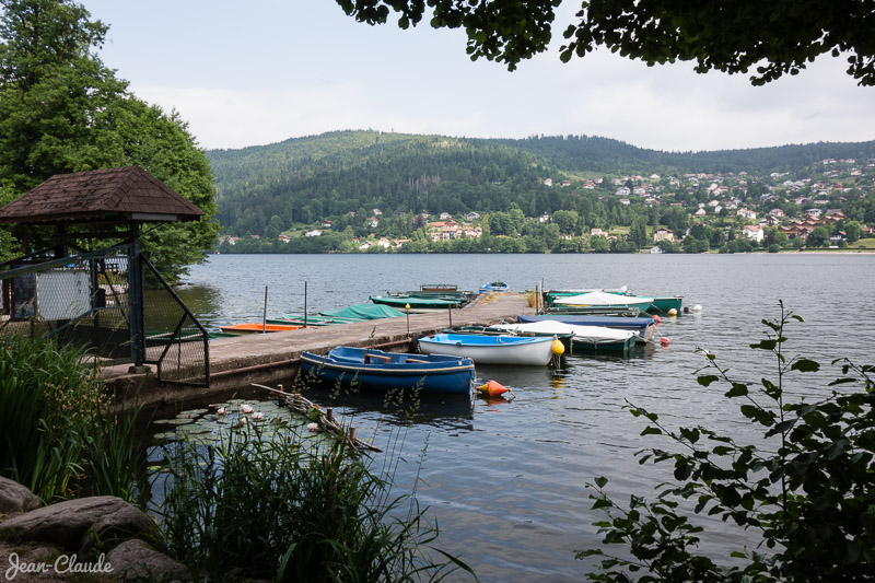 Ponton des pêcheurs rive sud. - Gérardmer, 2017