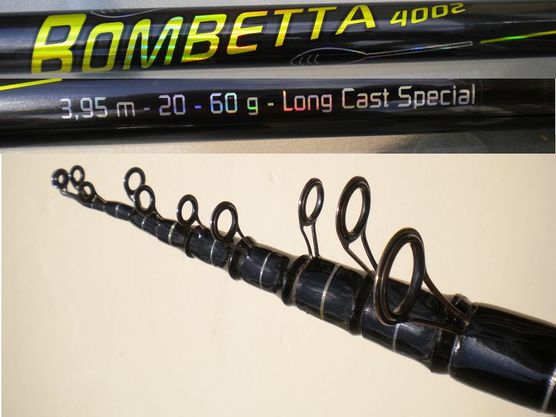 Canne bombette 3,95 m 20-60 g