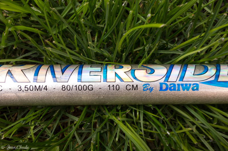 Détail d'une canne pour pêcher au vif