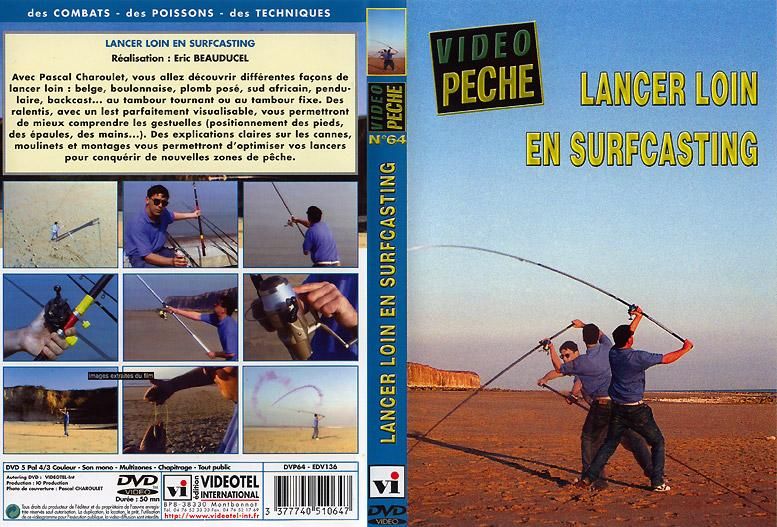 Pochette DVD - Lancer loin en surfcasting avec Pascal Charoulet - Vidéo Pêche - Pêche en mer