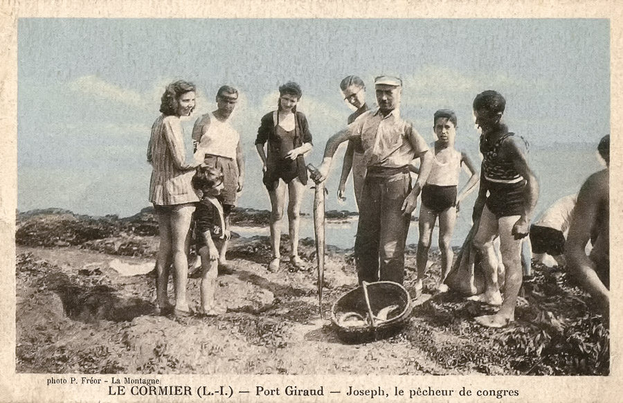 LE CORMIER (L.I.)-Port Giraud - Joseph, le pêcheur de congre - www.cotedejade.fr