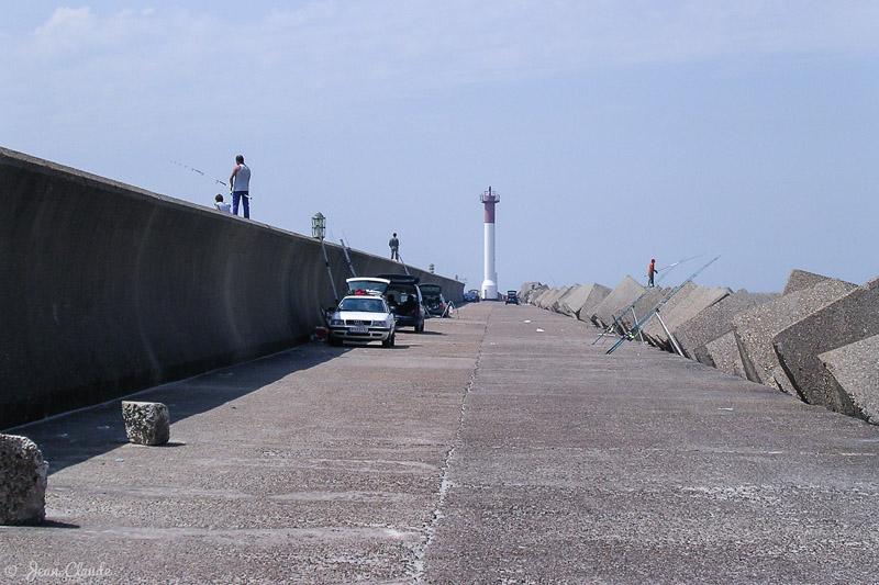 La jetée du Clipon, ancien haut lieu de pêche, Nord 2006