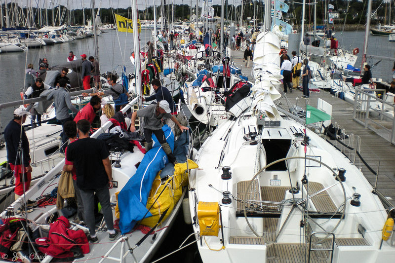 Départ course nautique à Port-la-Forêt, 2008