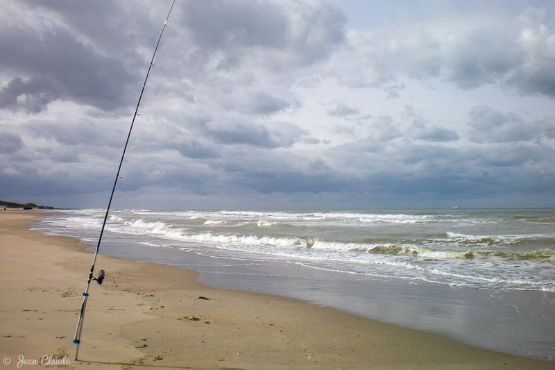 Surfcasting sur la Plage des Escardines, Oye-Plage 2008