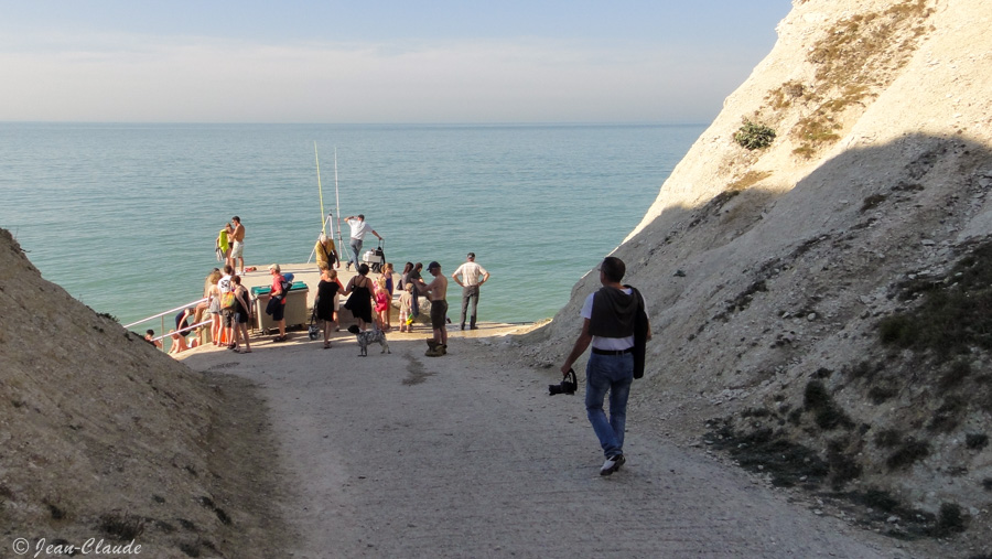 En contrebas du Cap Blanc Nez : le Cran d'Escalles, 2011