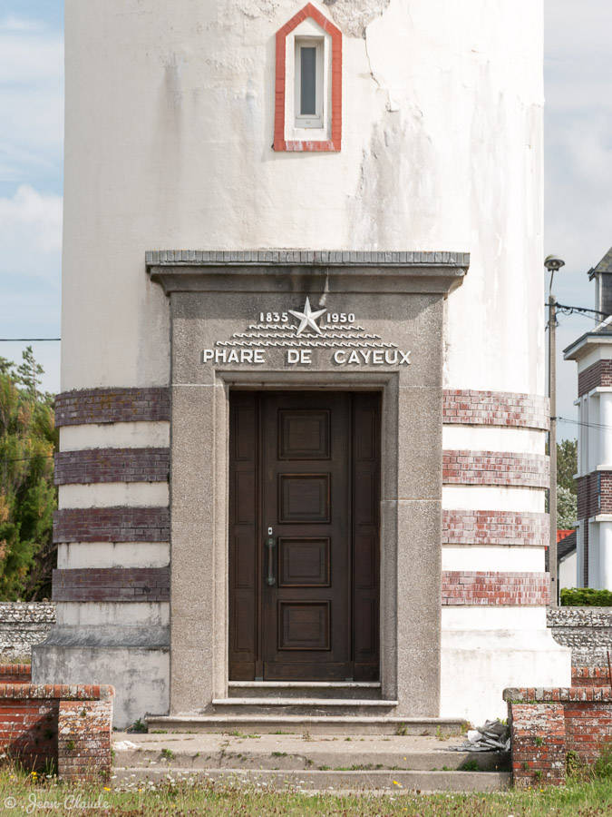Le phare de Cayeux - Détails de la porte d’entrée