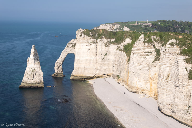 Falaise d'Aval à Etretat, 2016