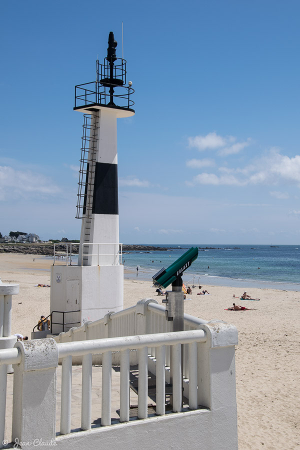 Feu d'alignement le long de la plage de Quiberon, 2018