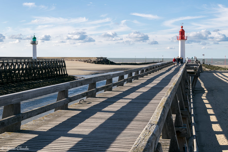 Le chenal du port de Trouville