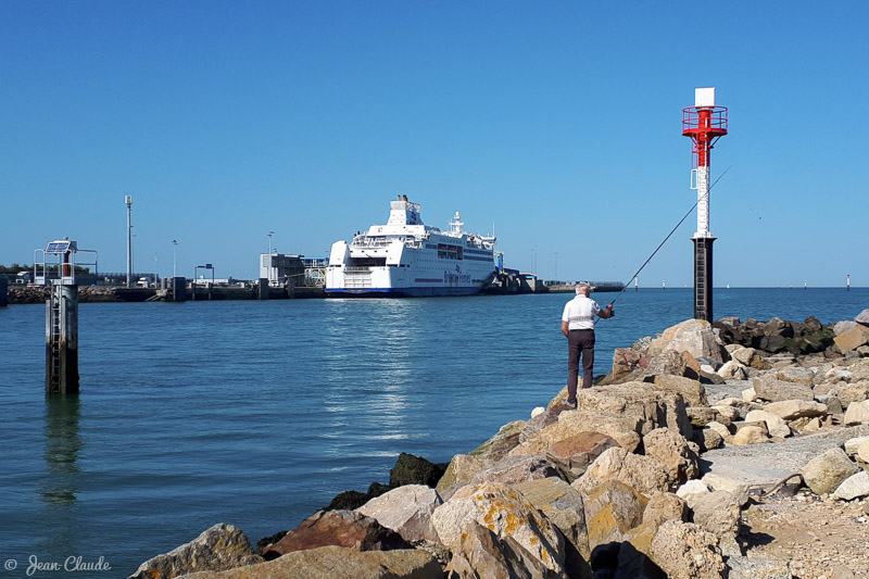 Ouistreham - L’entrée du port, 2018