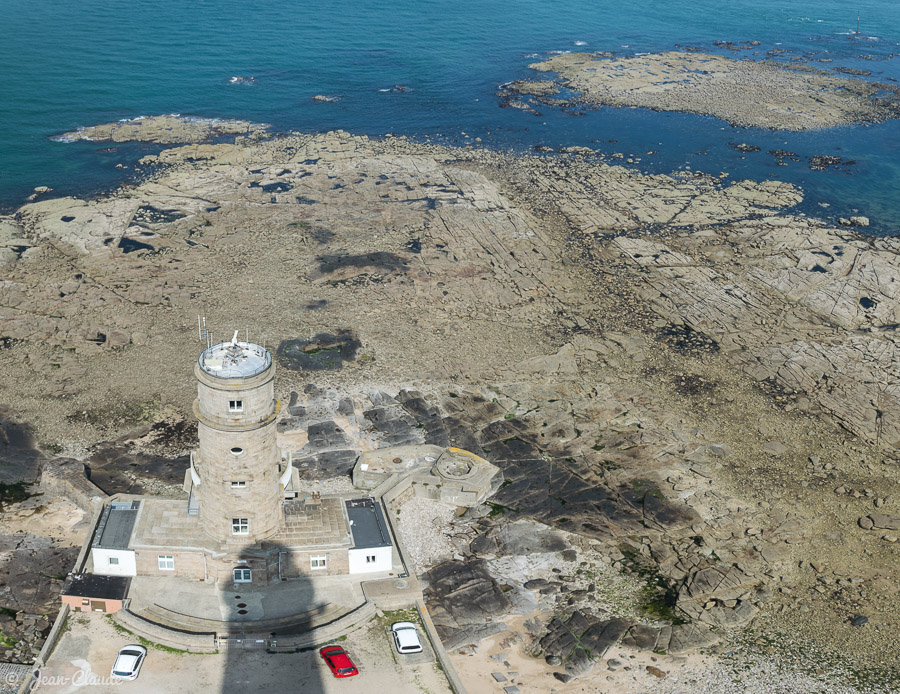 Panorama du haut du phare de Gatteville (Manche Normandie)