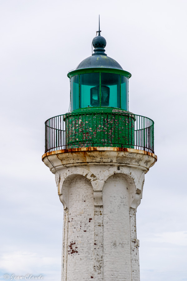 Détails de la tourelle du phare de Saint-Valéry-en-Caux, 2022