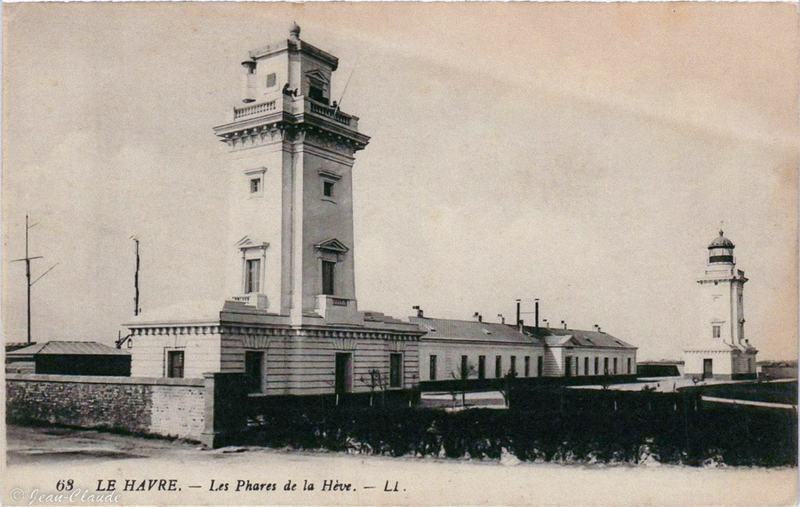 63 LE HAVRE. - Les phares de la hève. - LL - Les deux phares en 1900