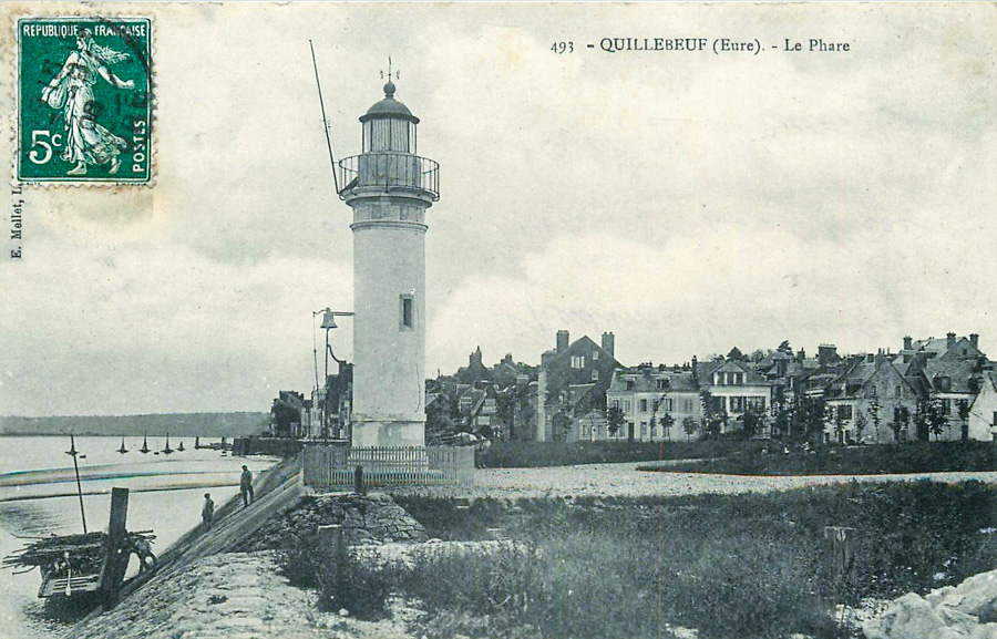 493-QUILLEBEUF (Eure). -Le Phare - E. Mellet,LL