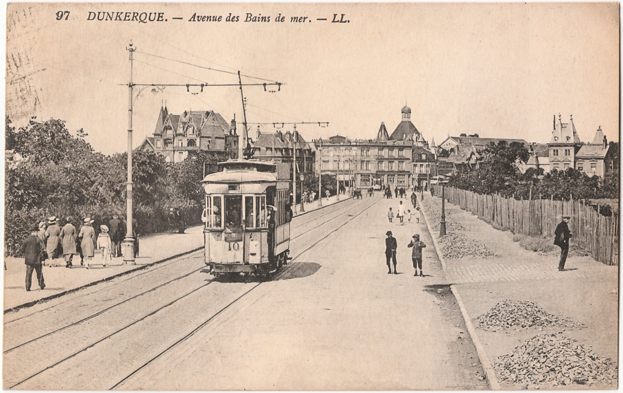 97 DUNKERQUE.- Avenue des Bains de mer. - LL.