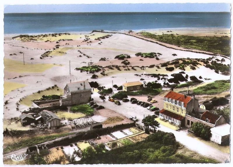 CP - La plage du Clipon vue du ciel - Dunkerque