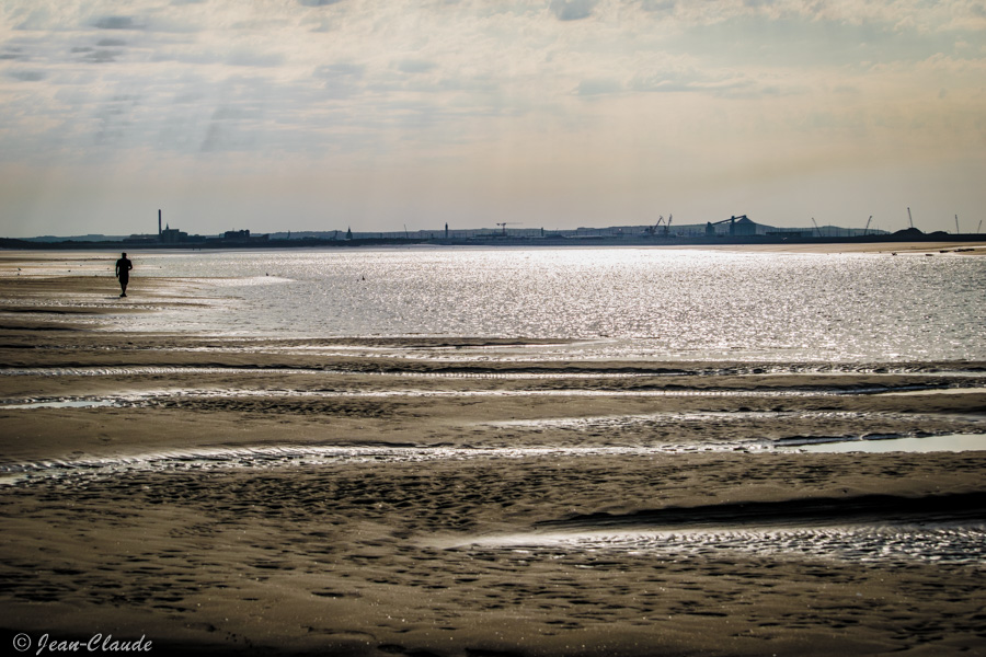 Calais de la plage de la Huchette.