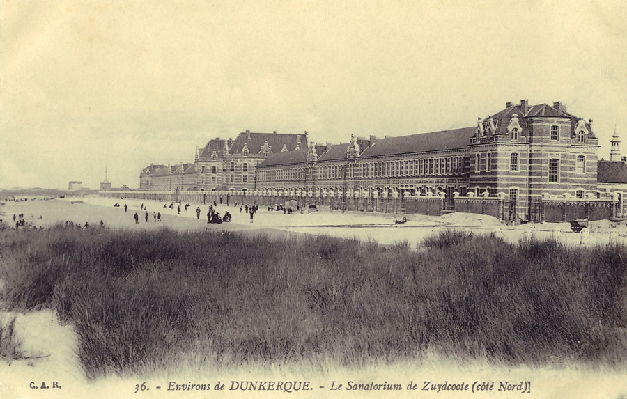 36.Environs de DUNKERQUE. - Le Sanatorium de Zuydcoote (côté Nord) - C.A.R.