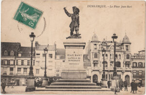 DUNKERQUE.- La Place Jean-Bart - V.A. (cachet de la poste 1910)