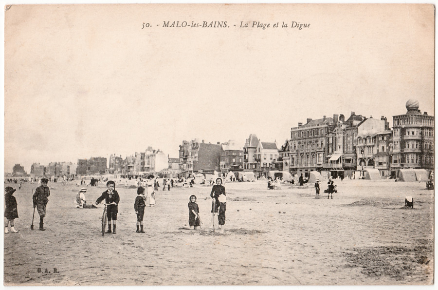 50 - MALO-les-BAINS. - La Plage et la Digue - G.A.R.