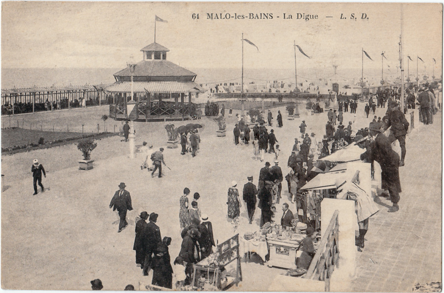 64. MALO-les-BAINS - La Digue - L.S.D.