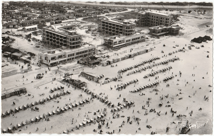 La France vue du Ciel - 1 - MALO-les-BAINS (Nord) Vue générale de la Plage. - Ed. GABY