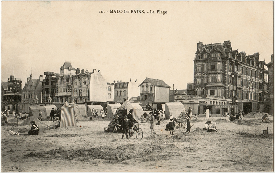 10. - MALO-les-Bains. - La Plage - V.A.