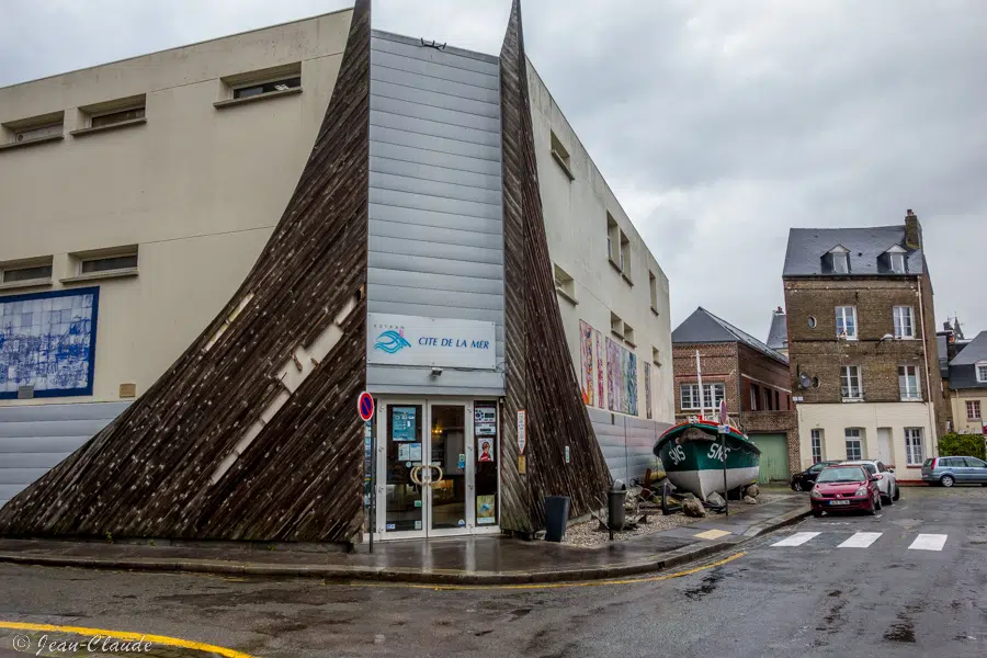 L'entrée du musée de la mer Estran à Dieppe, 2016