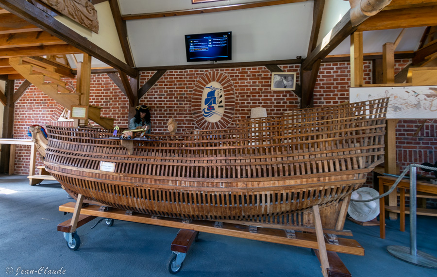 Prototype de la charpente du bateau à l'échelle 1/15ème