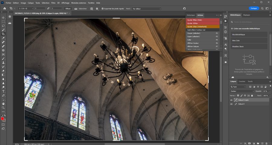 Ecran Photoshop