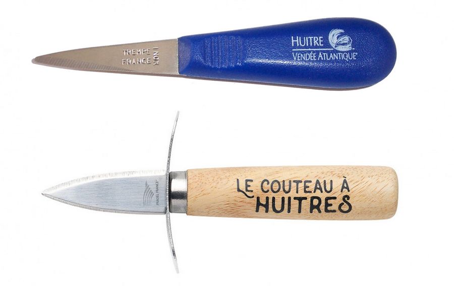 2 couteaux Lancette à huîtres