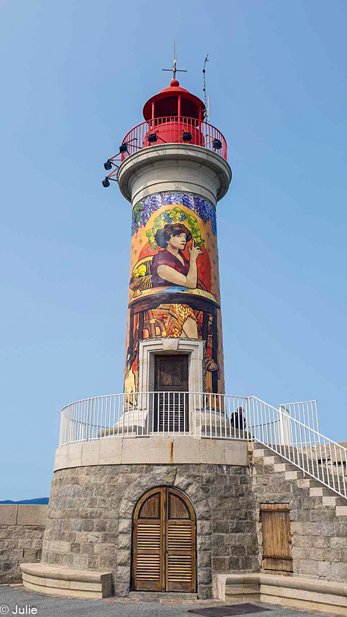 Habillage du phare de Saint-Tropez - Edition 2023