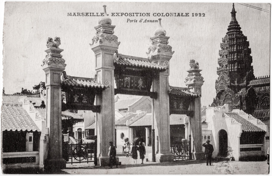 MARSEILLE - EXPOSTION COLONIALE 1922 Porte d'Annam