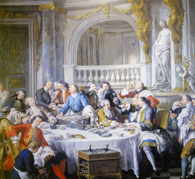 Le déjeuner d'huitres - J.F. de Troy, 1735