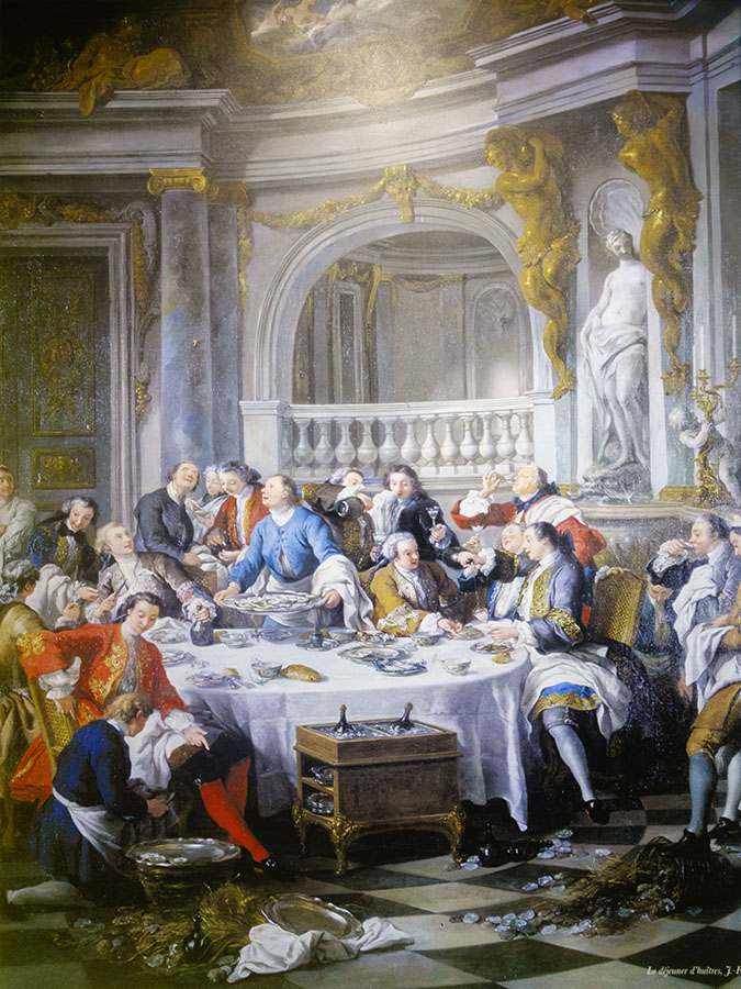Le déjeuner d'huitres - J.F. de Troy, 1735