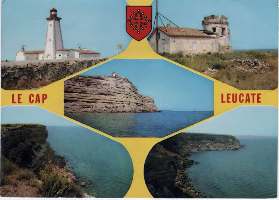 4.000 - LE CAP LEUCATE (11) Le phare, le vieux fort, les falaises. Cachet de la poste 1978 - Ed. S.AUDUMARES, Perpignan